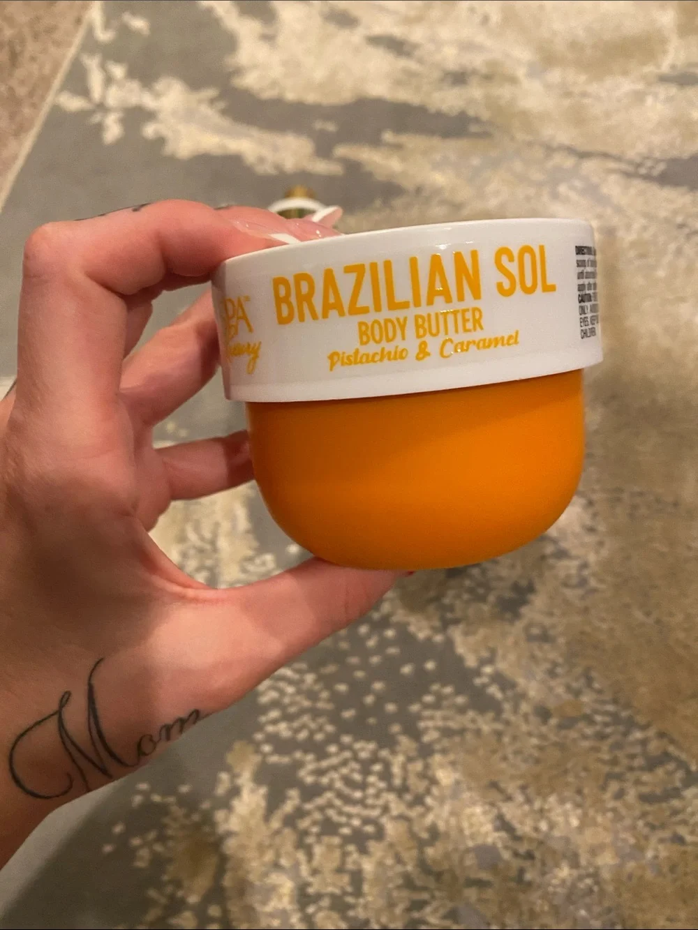 Pistachio & Caramel Body Butter - White/Orange Brazilian sol hale peptide serum